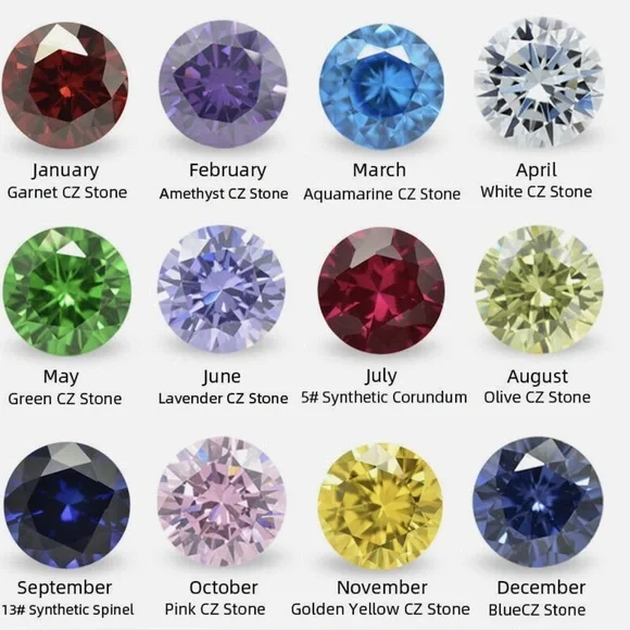 Aquamarine CZ 18k white gold plated stud earrings. New. - Picture 15 of 15